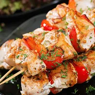 Chicken tikka skewers